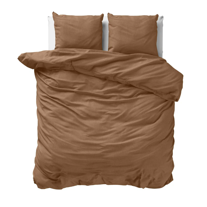 Dekbedovertrek Percale-Katoen - Mousseline - Terracotta - Image 2