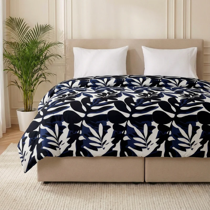 Easy Dekbed Zonder Overtrek - Painted Leafs