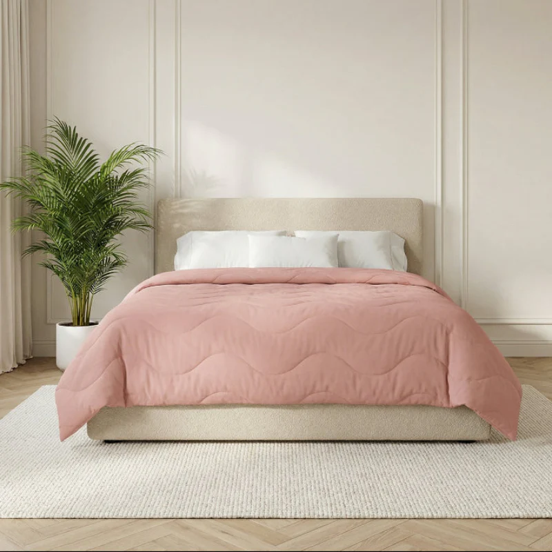 Easy Dekbed Zonder Overtrek Wave Uni - Roze - Image 4
