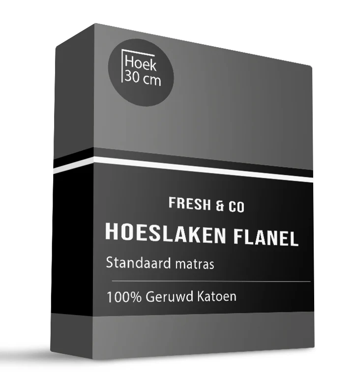 Hoeslaken Katoen Flanel