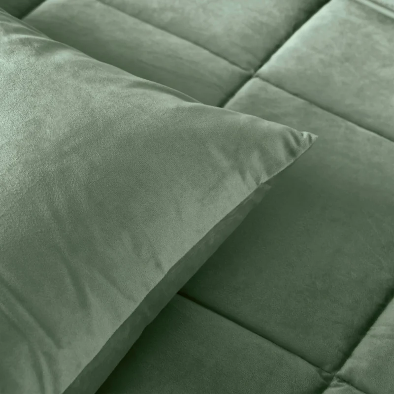 Lazy Dekbed Zonder Overtrek - Velvet - Groen - Image 7